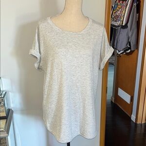 Cupio Gray Relaxed Short Sleeve T-Shirt size Extra Large